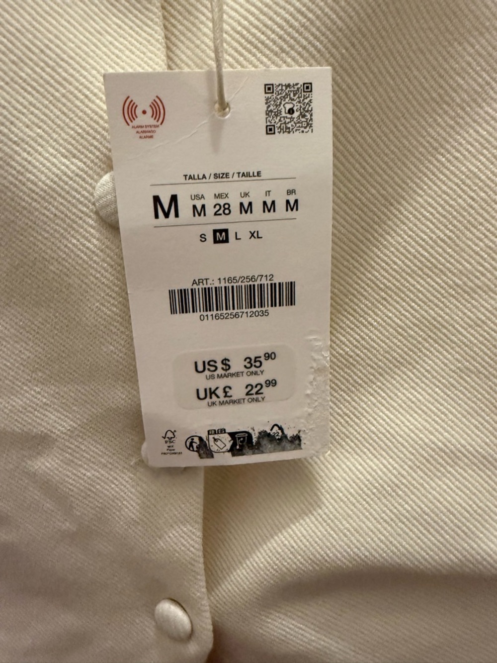 Zara top NWT SIZE M - Picture 3 of 3